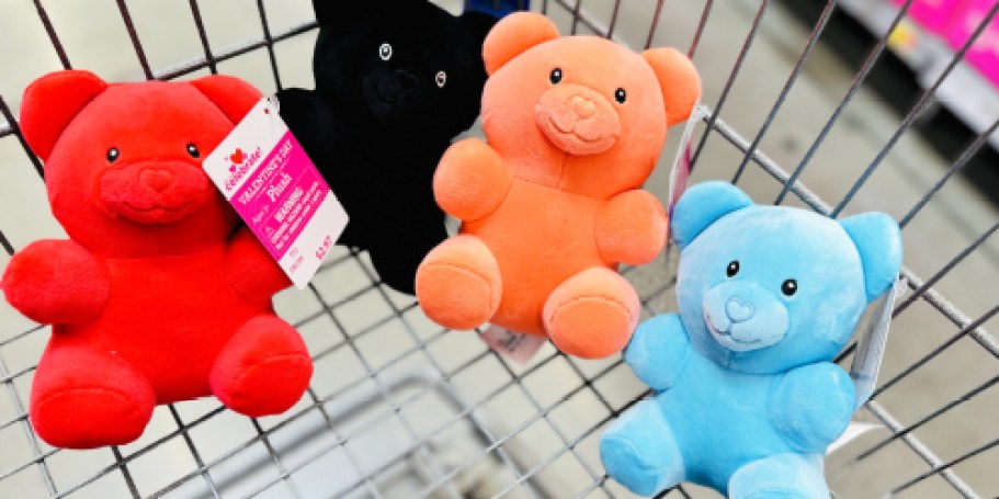 Gummy Bear Plush from $2.97 on Walmart.online (Valentine’s Day Gift Idea!)