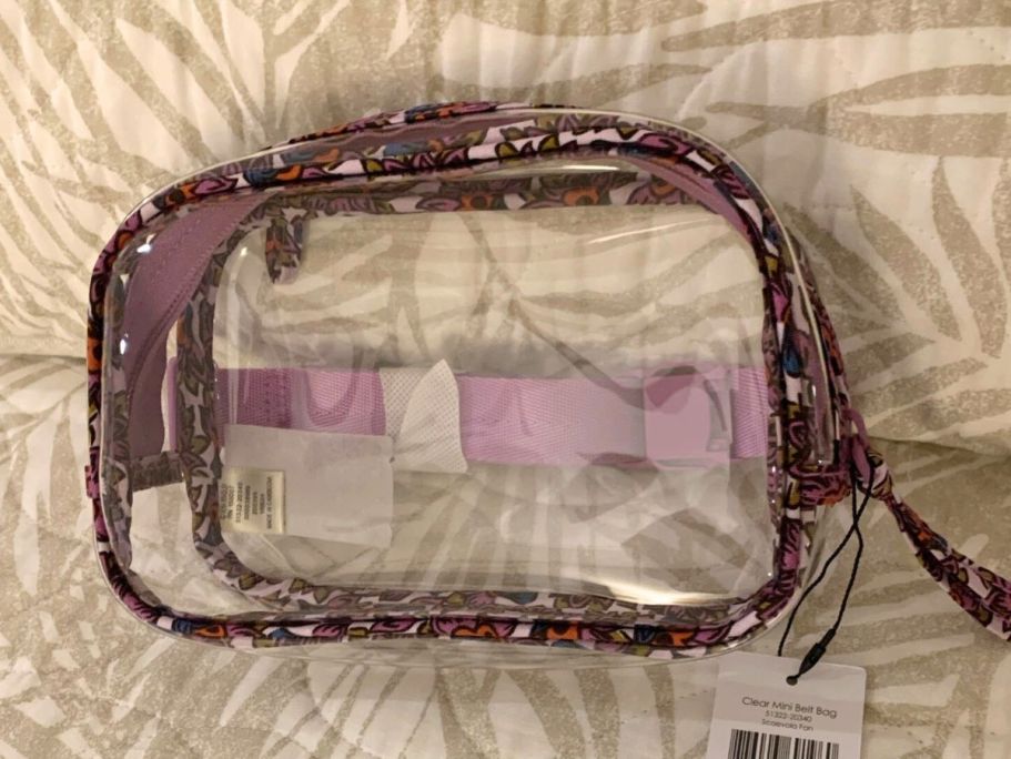 Vera Bradley Outlet Clear Mini Belt Bag Just $9.80 on Target.online (Regularly $49)