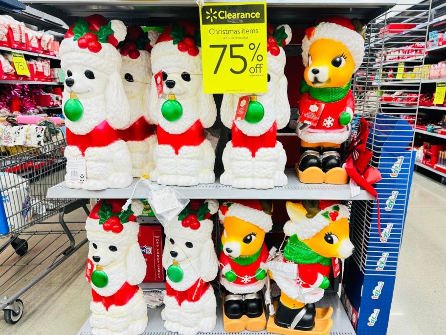 Christmas Blow Molds 75% Off at Walmart