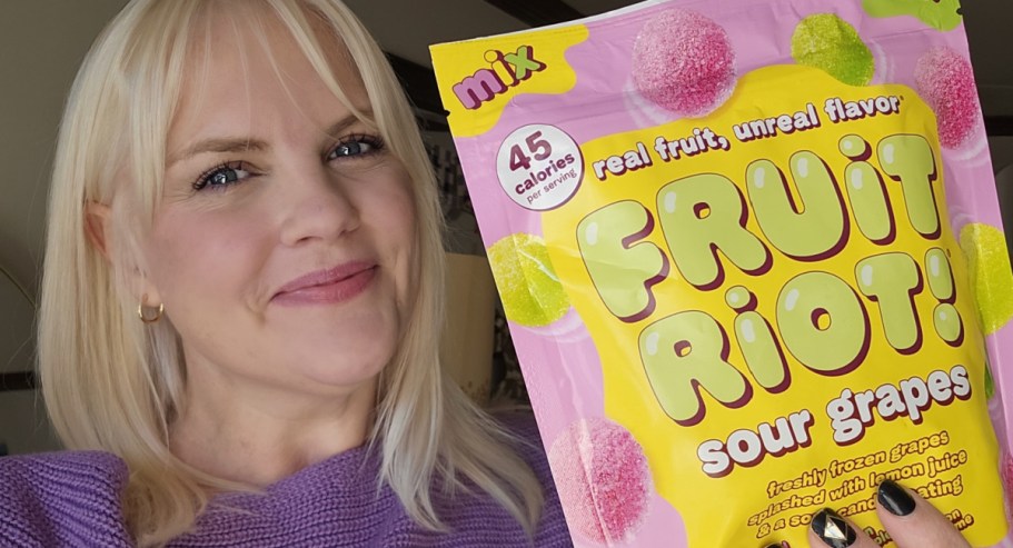 Fruit Riot Frozen Sour Candy Grapes Just $4.79 on Target.online (Fresh-Picked & Flash-Frozen)