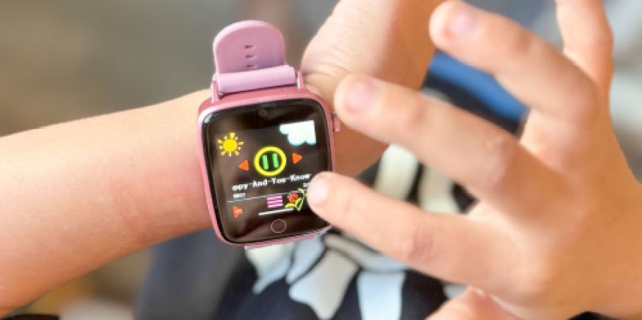 Kids Smartwatch Only $12.49 on Amazon | Includes Camera, Games, & More