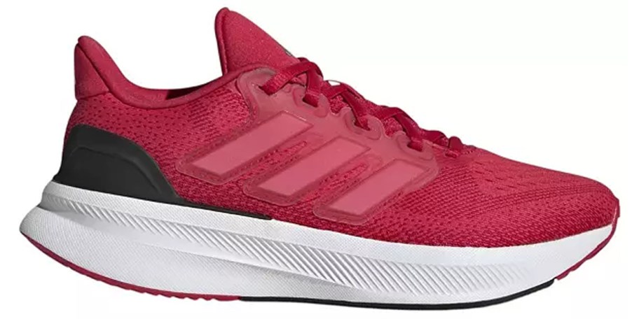 red and white adidas shoe