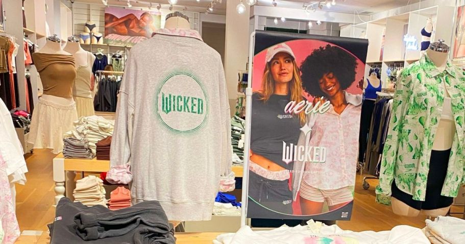 Up to 50% Off Wicked Clothing at Aerie | T-Shirts from $14.97!