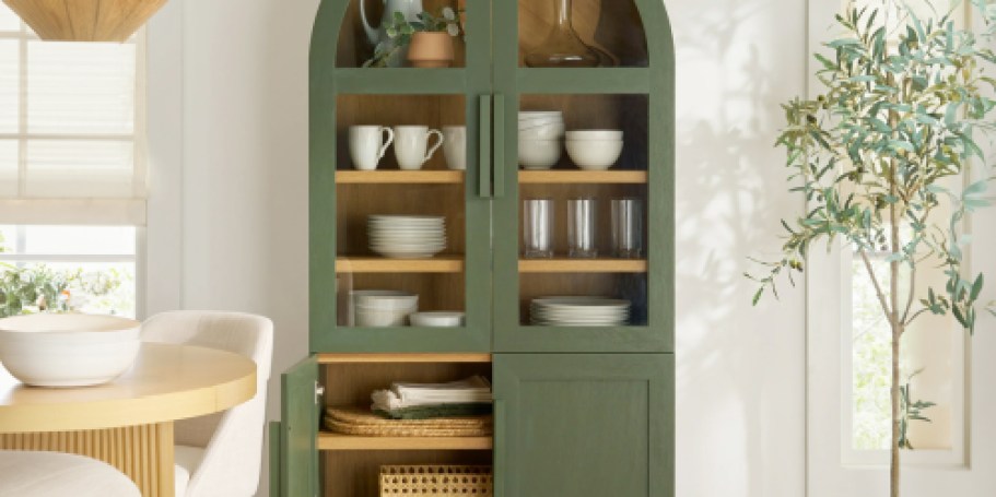 NEW Better Homes & Gardens Arch Cabinet Only $398 Shipped on Walmart.online (High-End Look for Much Less!)