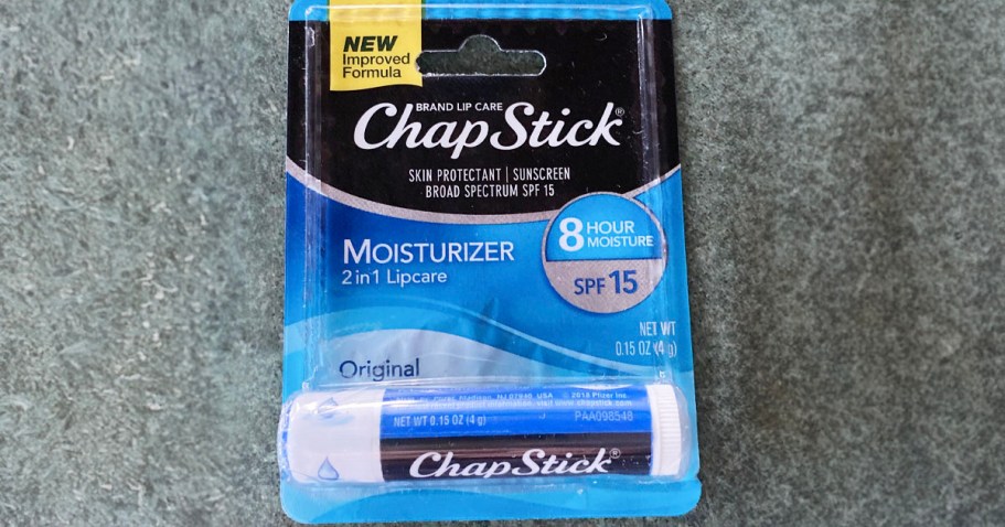 ChapStick Lip Balm Only $1 Shipped on Amazon