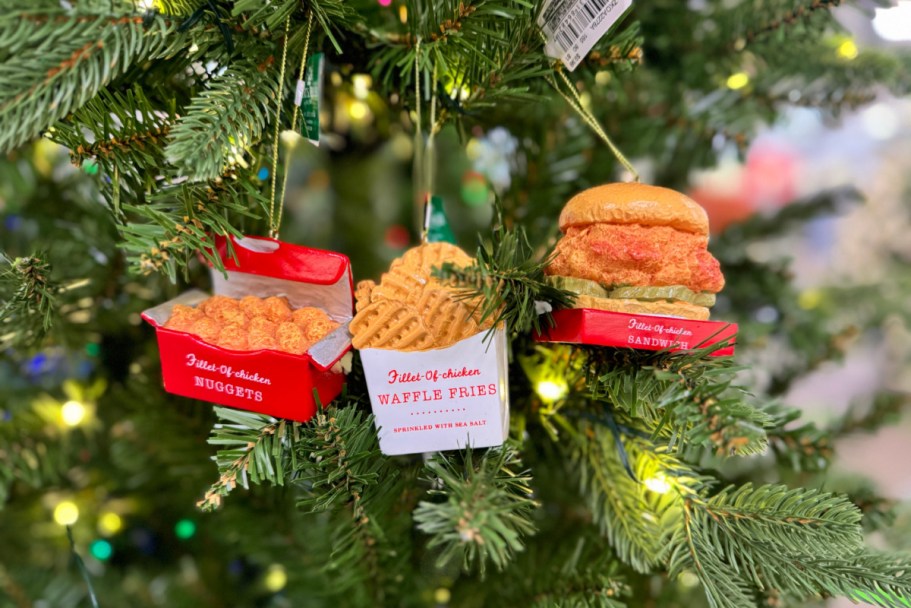 Kohl’s Food-Themed Christmas Ornaments from $3 (Chick-fil-A & Starbucks Inspired!)