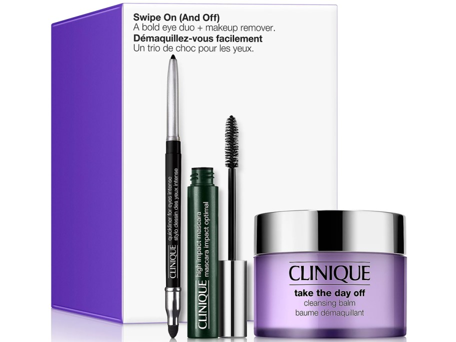 clinique swipe on and off set 