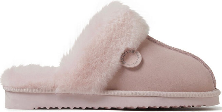 pink dearfoam slipper clog