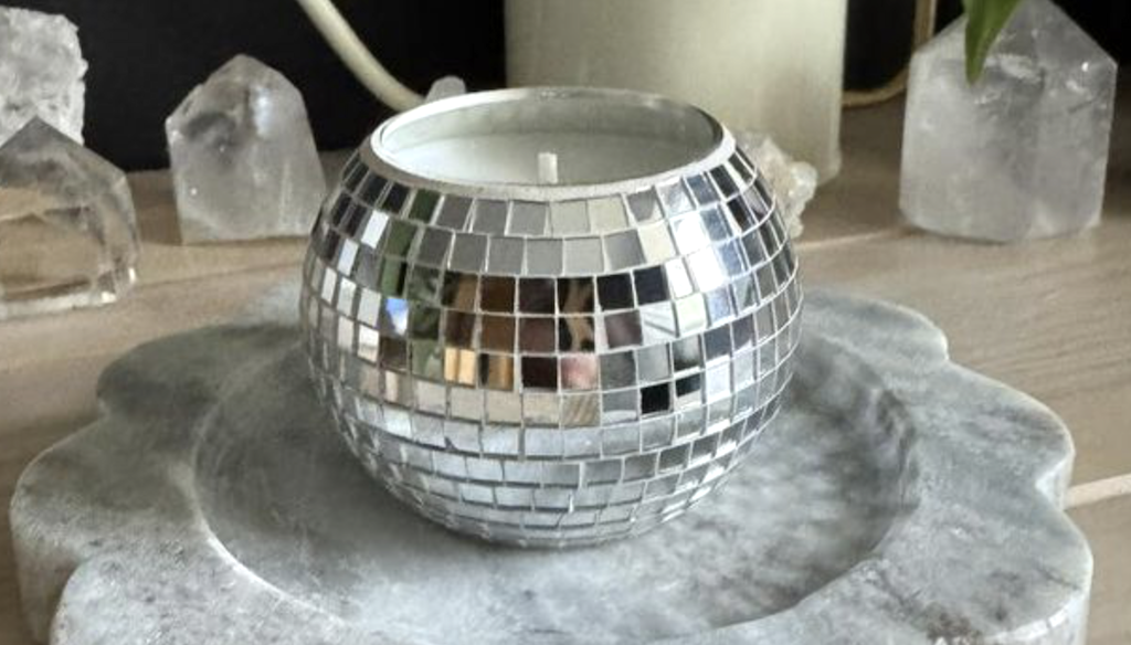 TWO Disco Ball or Sculpted Candles Only $5.25 at Target – Just $2.63 Each!