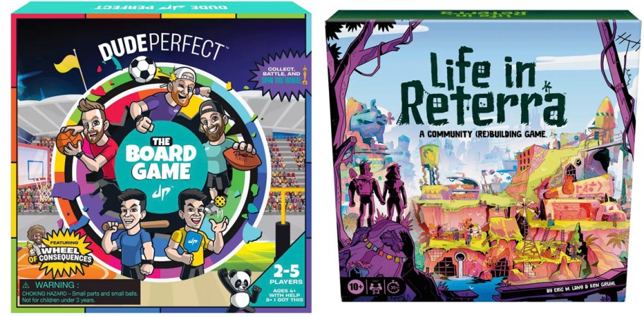 dude perfect and life in reterra board games 