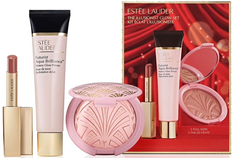 estee lauder 3 piece makeup set with box