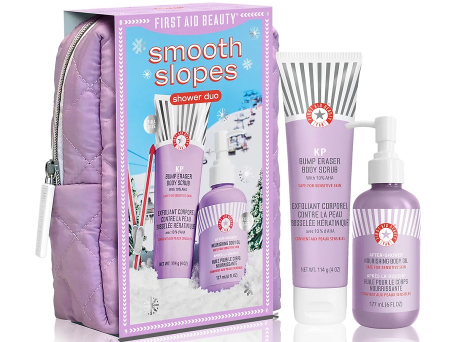 purple first aid gift set 