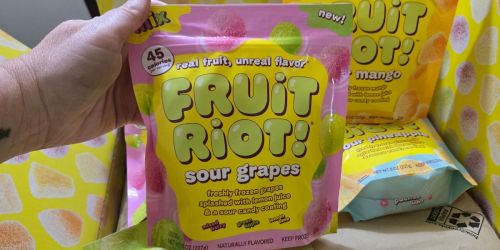 Fruit Riot Frozen Sour Candy Grapes Just $4.79 on Target.online (Fresh-Picked & Flash-Frozen)