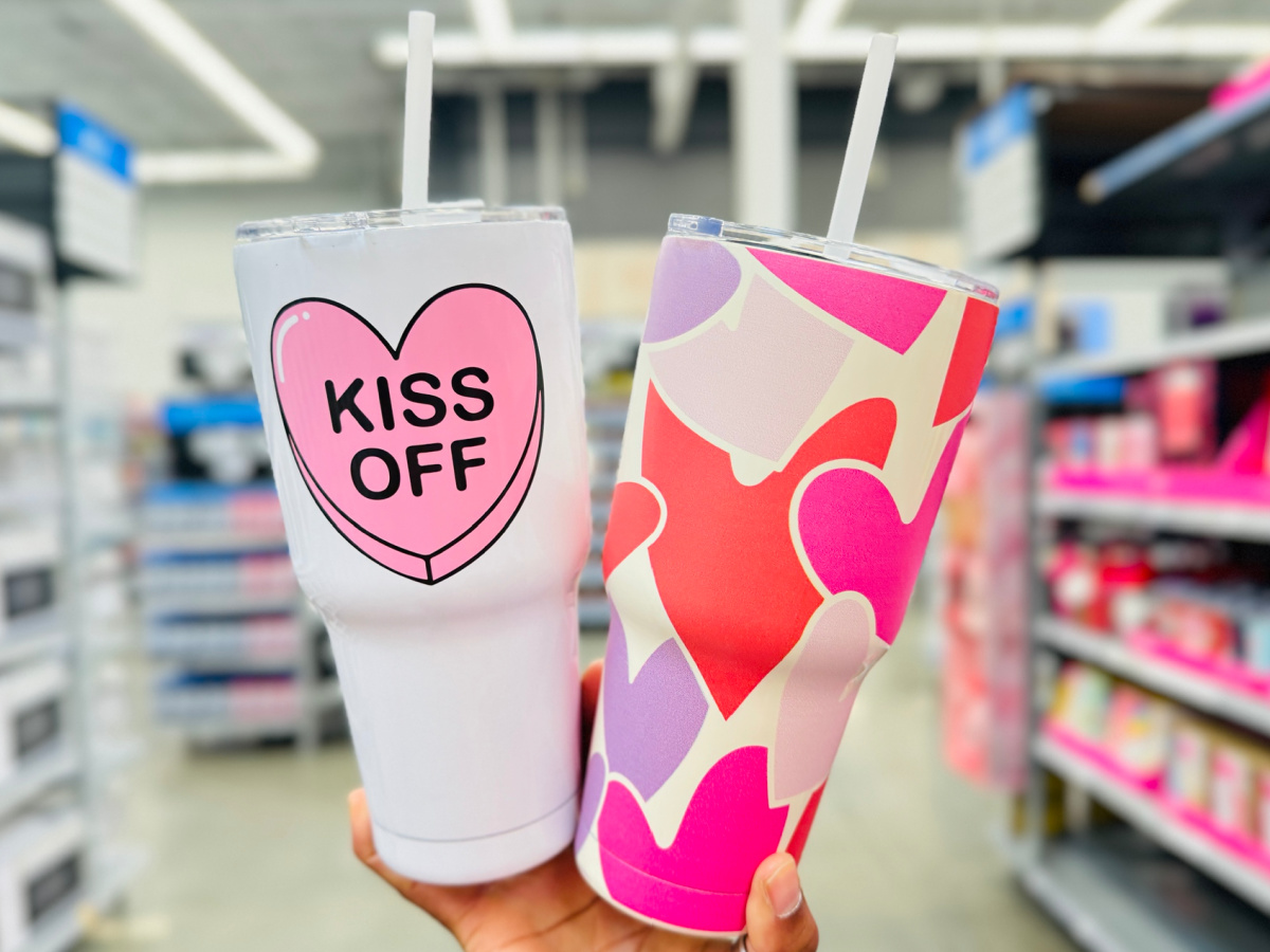 OVER 30 New Valentine’s Day Tumblers from $3.98 at Walmart