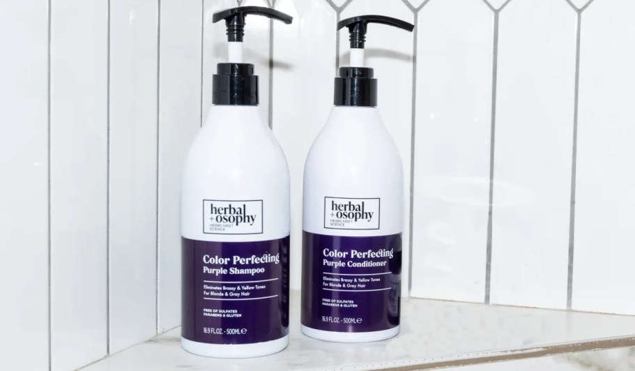 Herbalosophy Purple Shampoo AND Conditioner Set Just $13.49 Shipped on Amazon