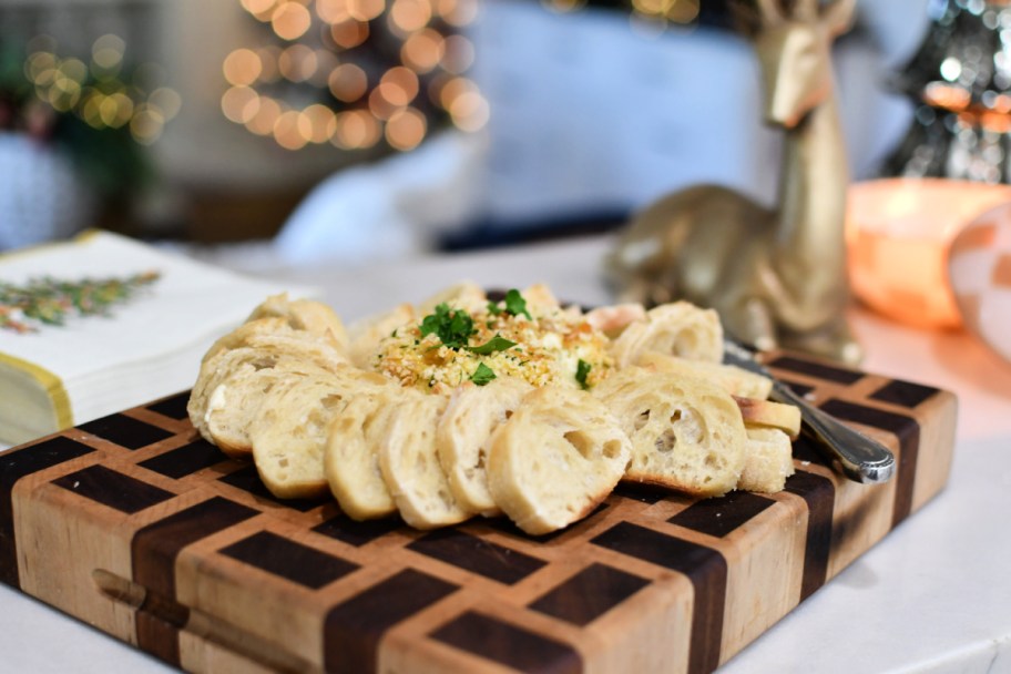 holiday appetizer idea using boursin cheese