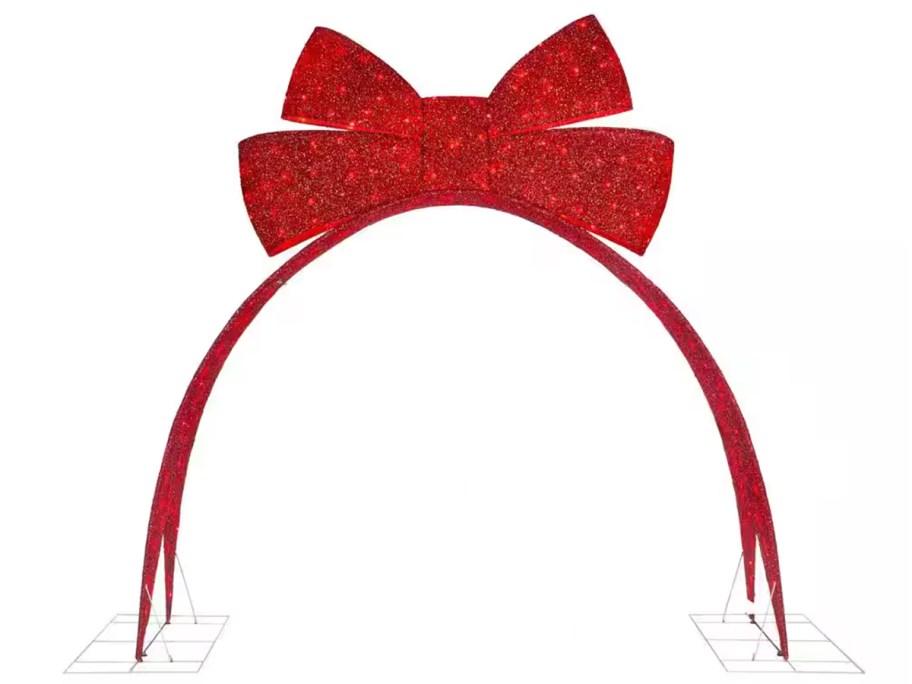 giant bow archway