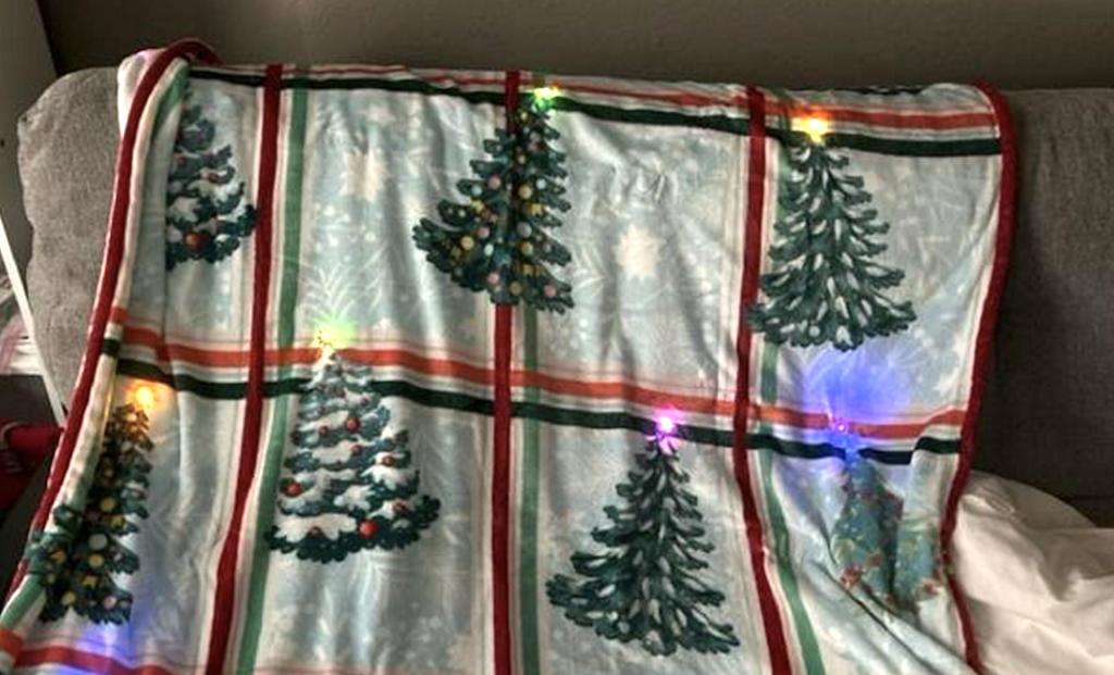 LED Christmas Blankets Dropped in Price AGAIN – Just $5.38 & They Really Light Up!