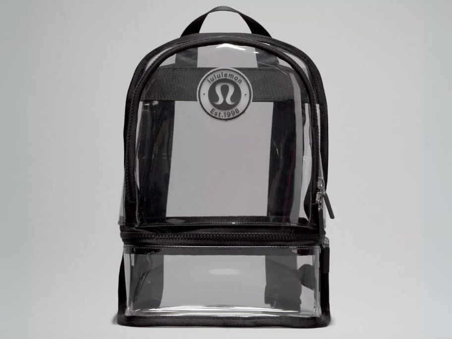 lululemon Clear Backpack Mini 10L Logo stock image