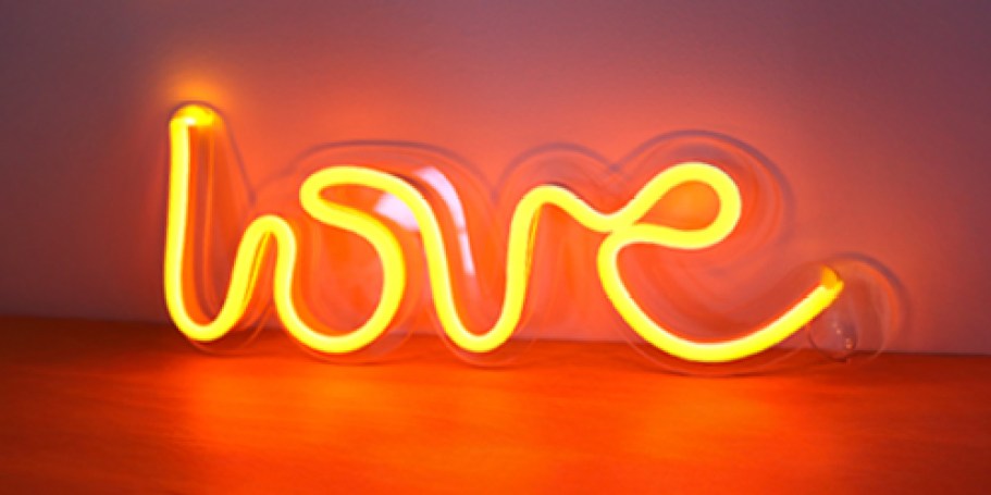 Custom Neon Signs from $8.49 Shipped on Amazon (Fun for Bedrooms)