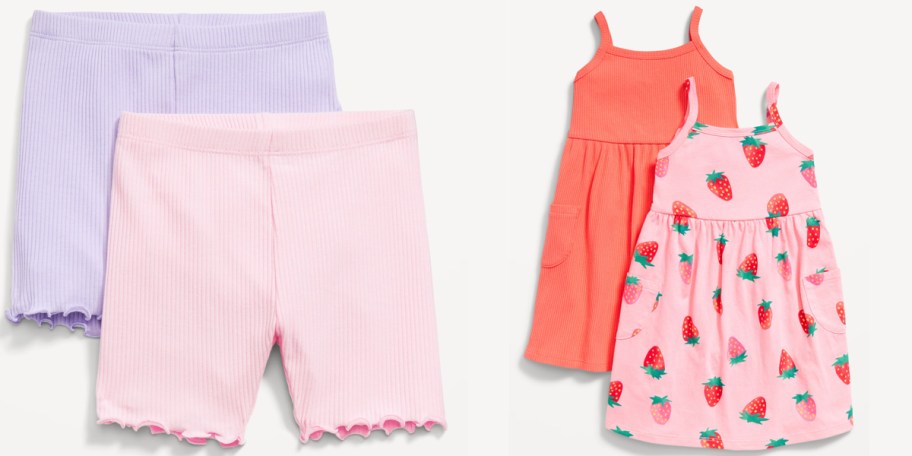 toddler girls shorts and dress sets 