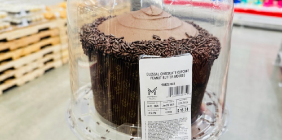 NEW Sam’s Club Bakery Finds: This Colossal Cupcake Has a Surprise Inside & Feeds 20!