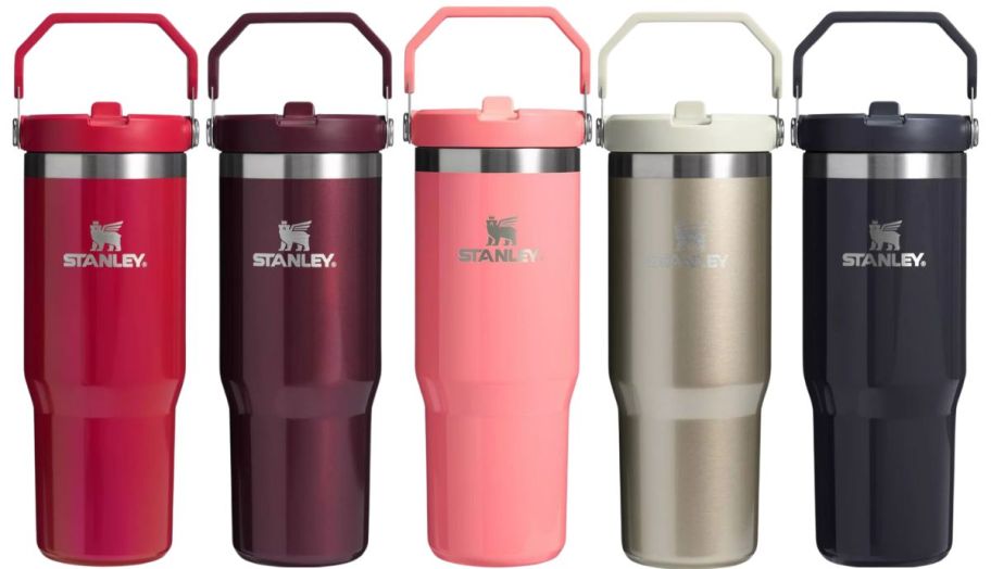 four 30oz stanley tumblers