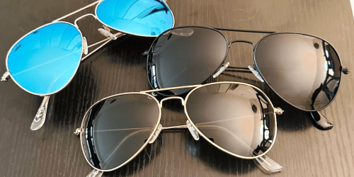 Classic Aviator Sunglasses 3-Pack Just $16.99 on Amazon | Almost 10K 5-Star Reviews