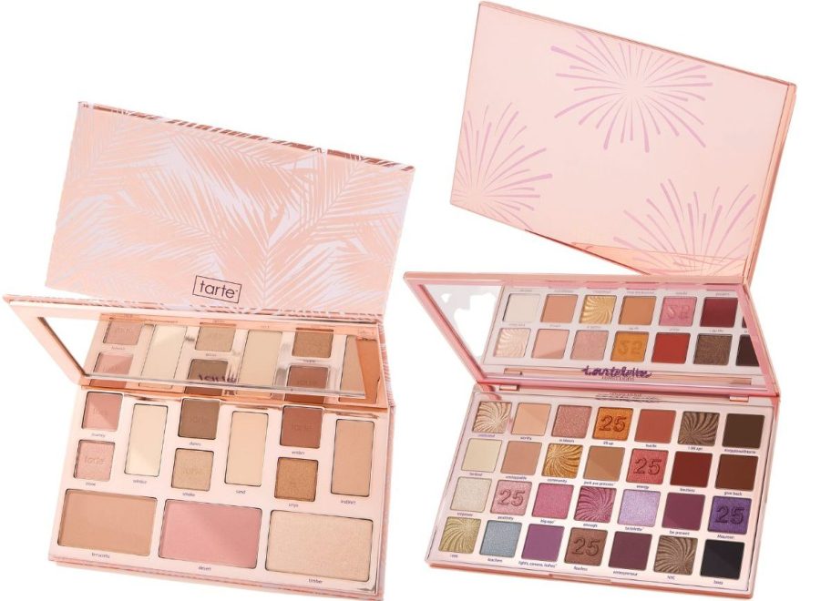 two tarte eyeshadow palettes