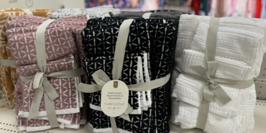 Get 40% Off Target Bath Towels | 6-Piece Sets Only $14!