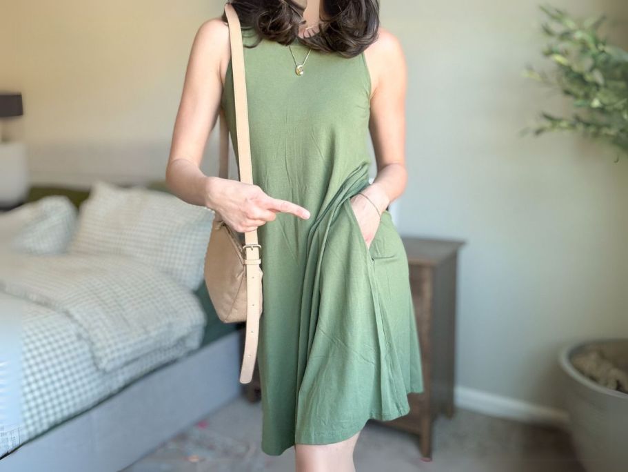 Walmart Time and Tru Swing Dress Only $9.98 (It Has Pockets!)