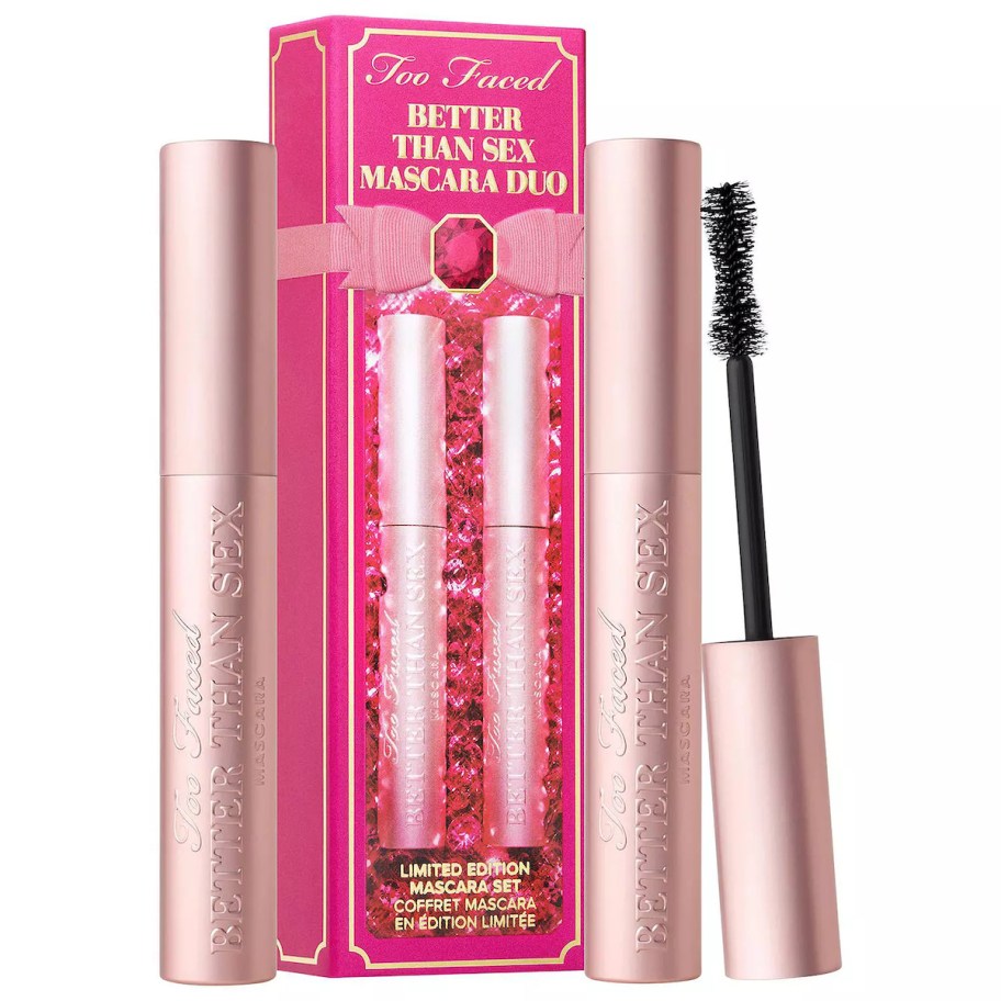 stock photo of too faced better than sex mascara duo