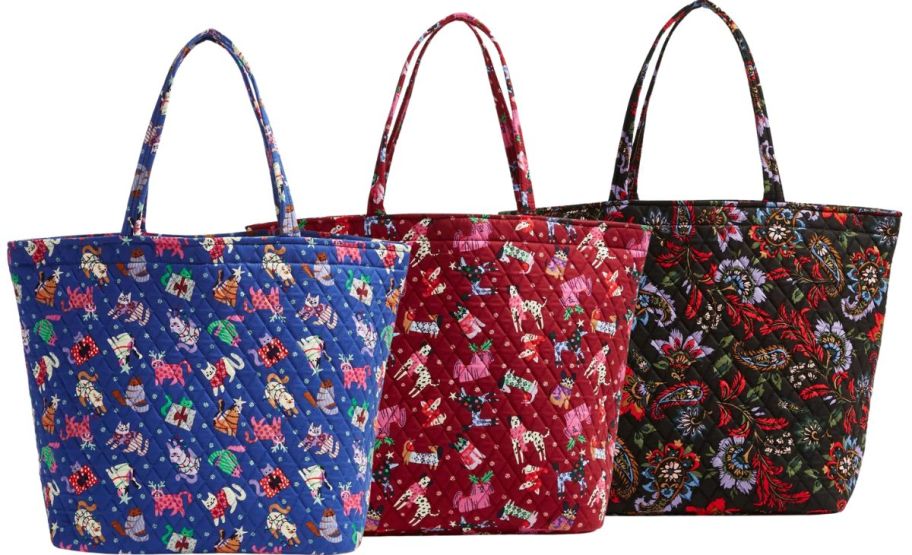 3 vera bradley essential totes