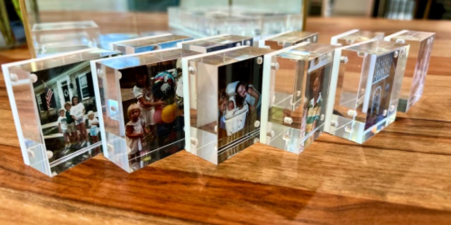 Walgreens Acrylic Photo Blocks Just $4.99 Each (+ Thoughtful Way to Gift and Display Them!)