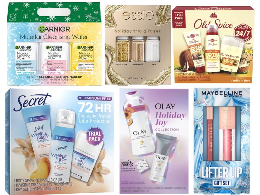 walgreens gift sets on white background