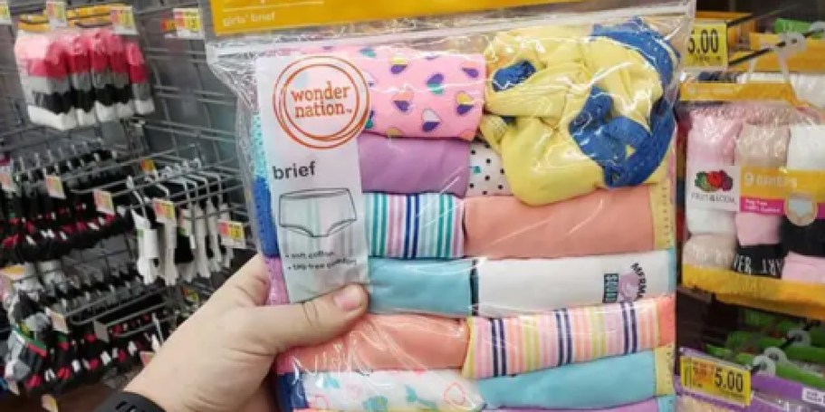 Girls Underwear 10-Pack Only $5 on Walmart.online + More