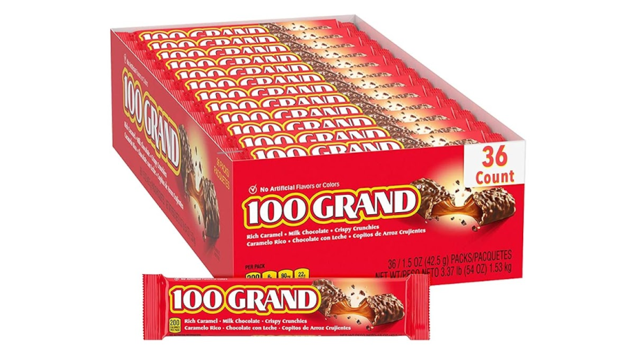 100 grand bars that have no artificial coloring