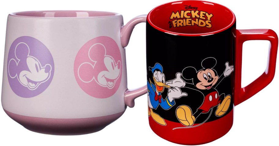 2 Mickey Mouse coffee mugs