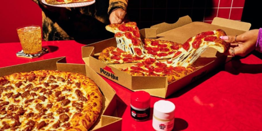 NEW Pizza Hut Coupon Code = BOGO FREE Large 1-Topping Pizzas