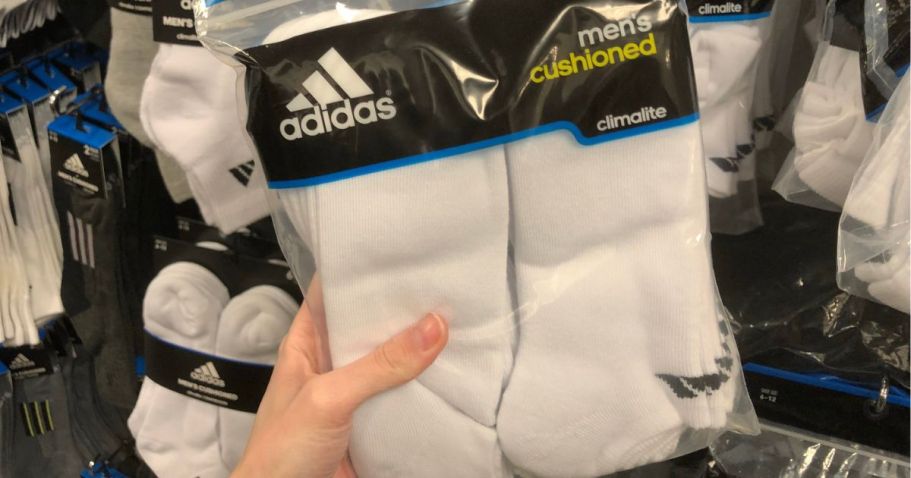 Adidas Socks 6-Packs from $9 Shipped (Reg. $22) – Just $1.52 Per Pair