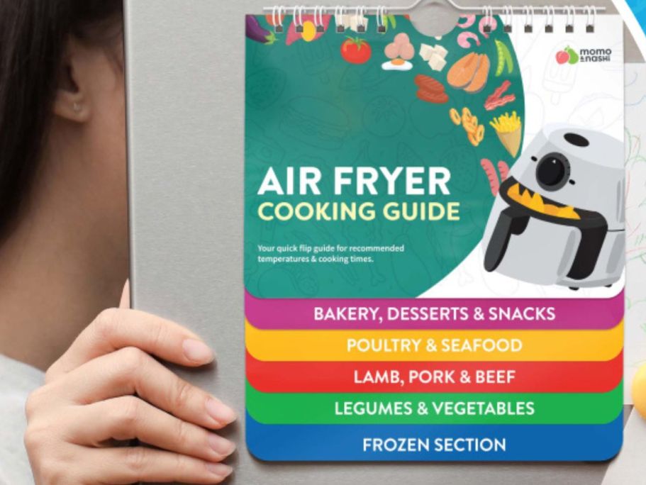 Air Fryer Cheat Sheet Cooking Guide Just $8.79 on Amazon (Regularly $15)