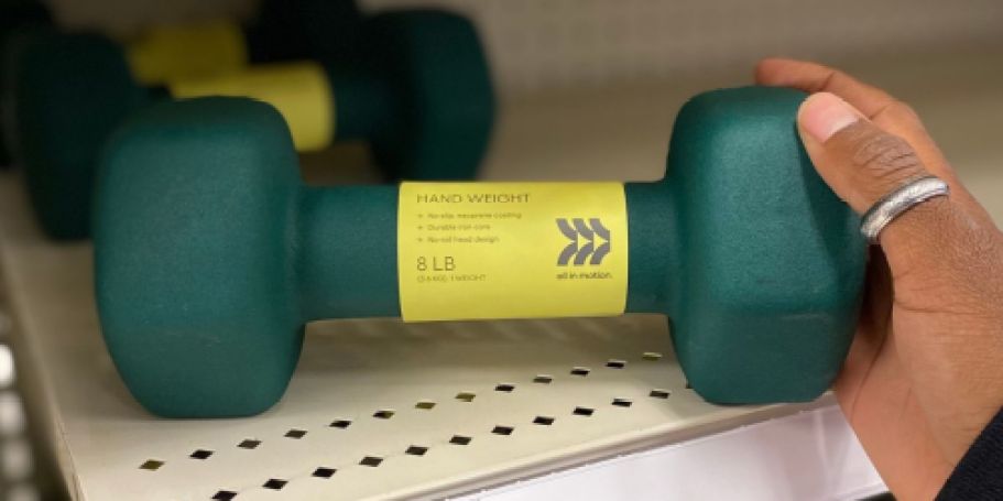 30% Off Target’s All in Motion Dumbbells & Weights | Prices from $3.49