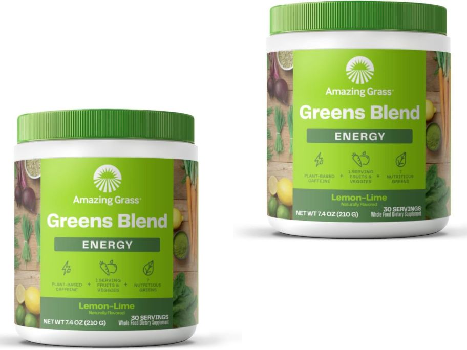 Amazing Grass Green Superfood Energy 7.4oz in Lemon Lime Flavor