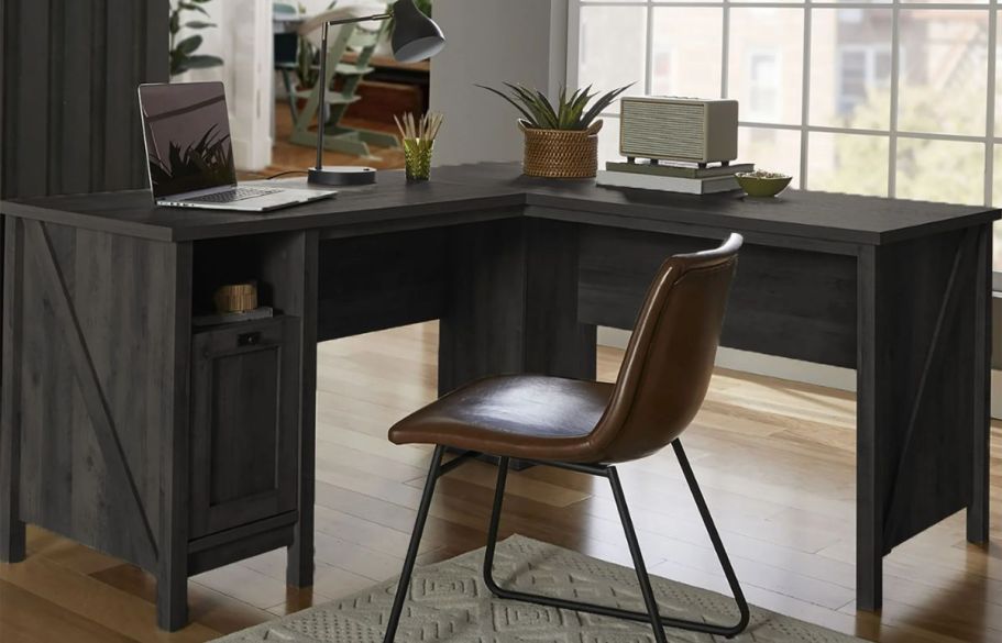 Better Homes & Gardens L-Shaped Desk Only $99 Shipped on Walmart.online (Reg. $250)