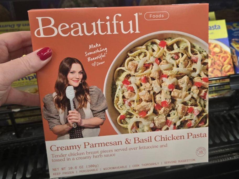 Beautiful by Drew Barrymore Frozen Meal - Creamy Parmesan & Basil Chicken Pasta