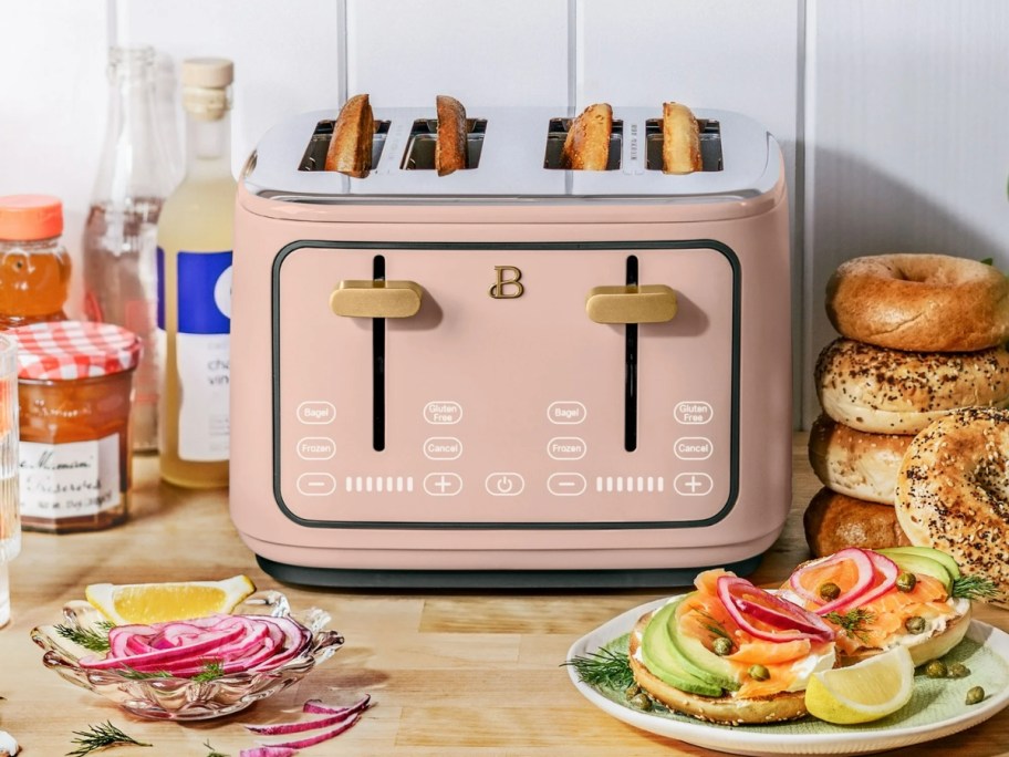 Beautiful 4-Slice Toaster w/ Touch-Activated Display