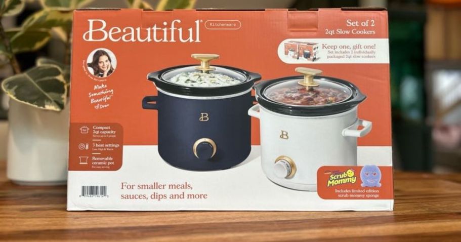 GO! Beautiful by Drew Barrymore Slow Cooker Set & Scrub Mommy 2-Pack Just $19.98 on Walmart.online