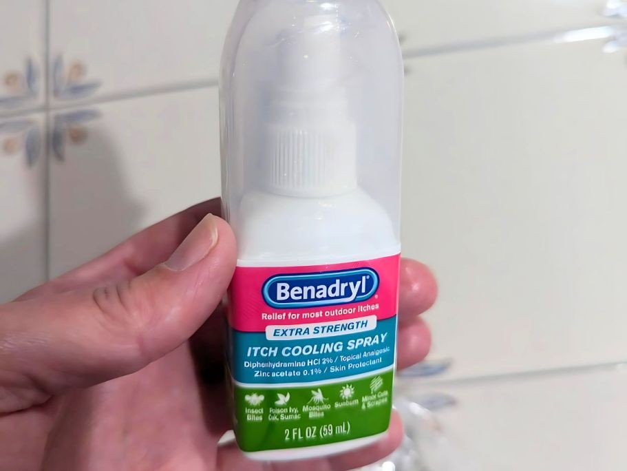 Benadryl Itch Relief Spray $2.91 Shipped w/ THREE Amazon Discounts