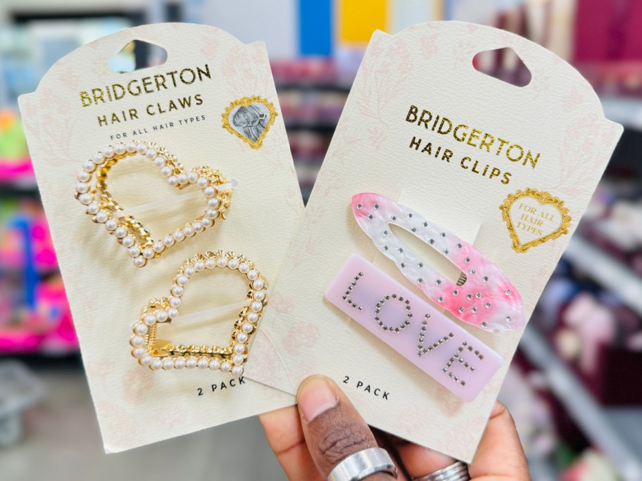 Bridgerton With Love Hair Clips