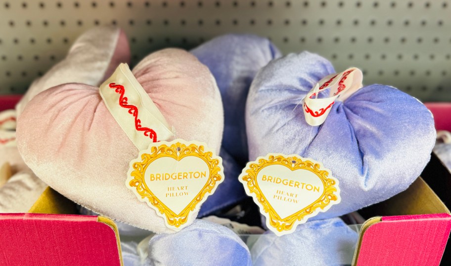 Bridgerton With Love Heart Pillows